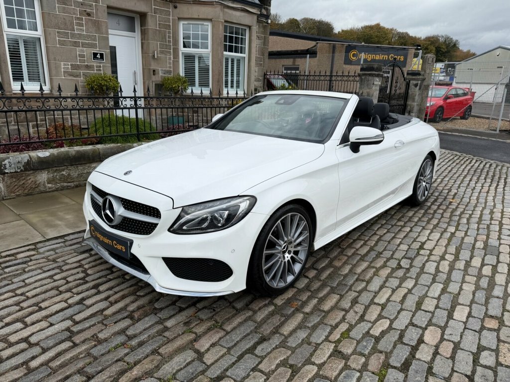 Mercedes-Benz C Class Convertible SJ67FFX White #3