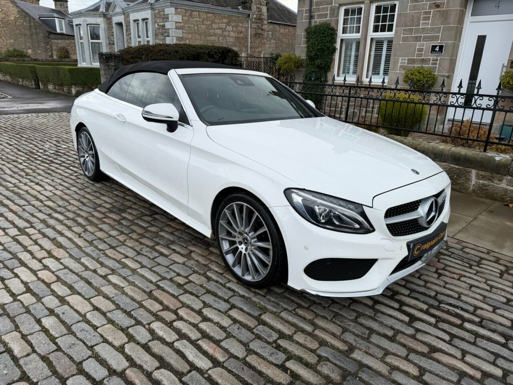 Mercedes-Benz C Class Convertible SJ67FFX White #4