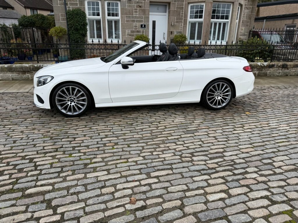 Mercedes-Benz C Class Convertible SJ67FFX White #5