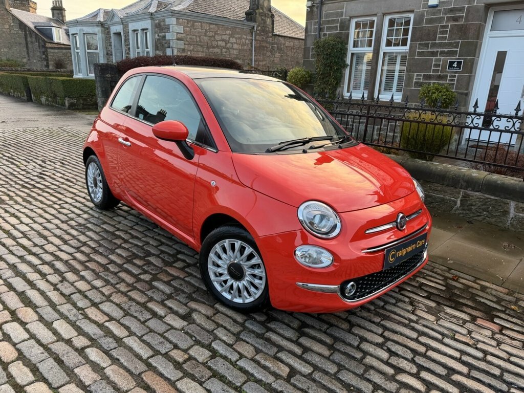 Fiat 500 Hatchback Orange