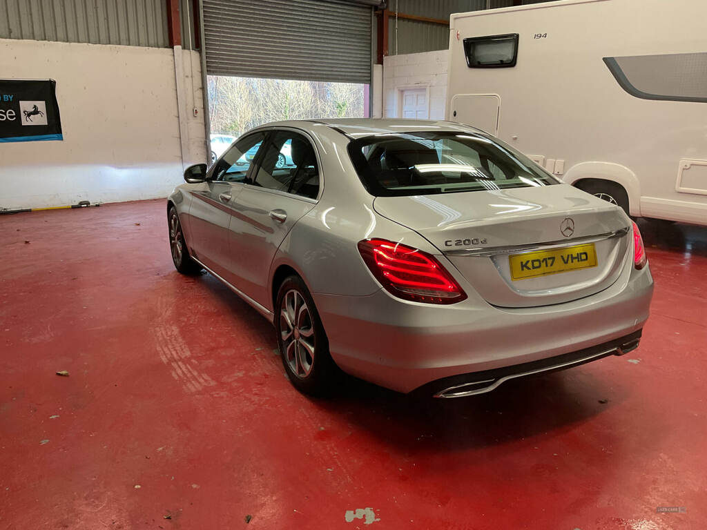 Mercedes-Benz C Class C200d Sport Silver #4