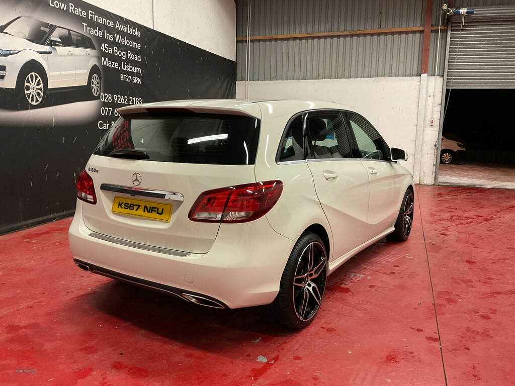 Mercedes-Benz B Class B180d Sport White #3