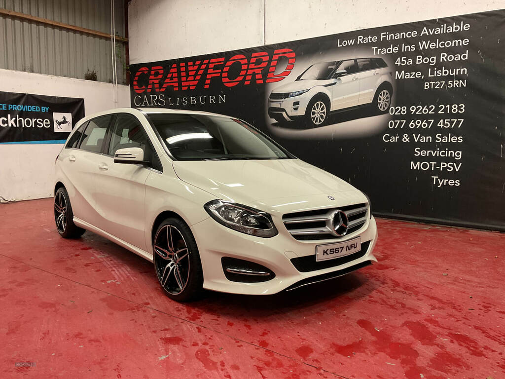 Mercedes-Benz B Class B180d Sport White
