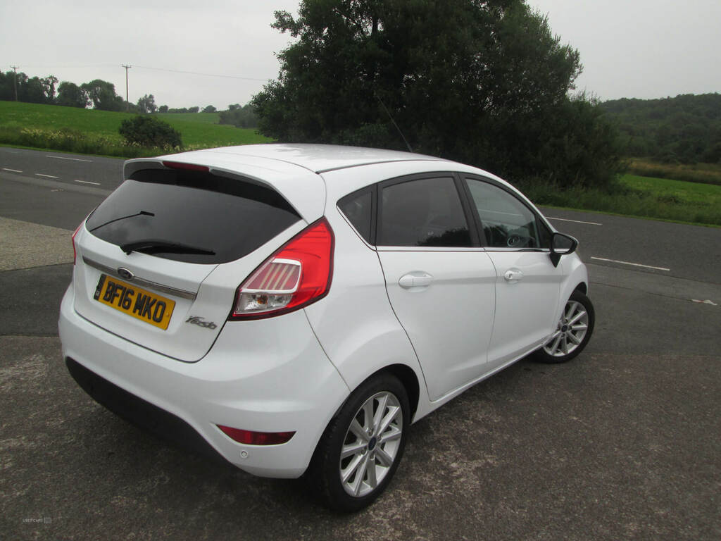 Ford Fiesta 1.5 Tdci Titanium BF16MKO White #5