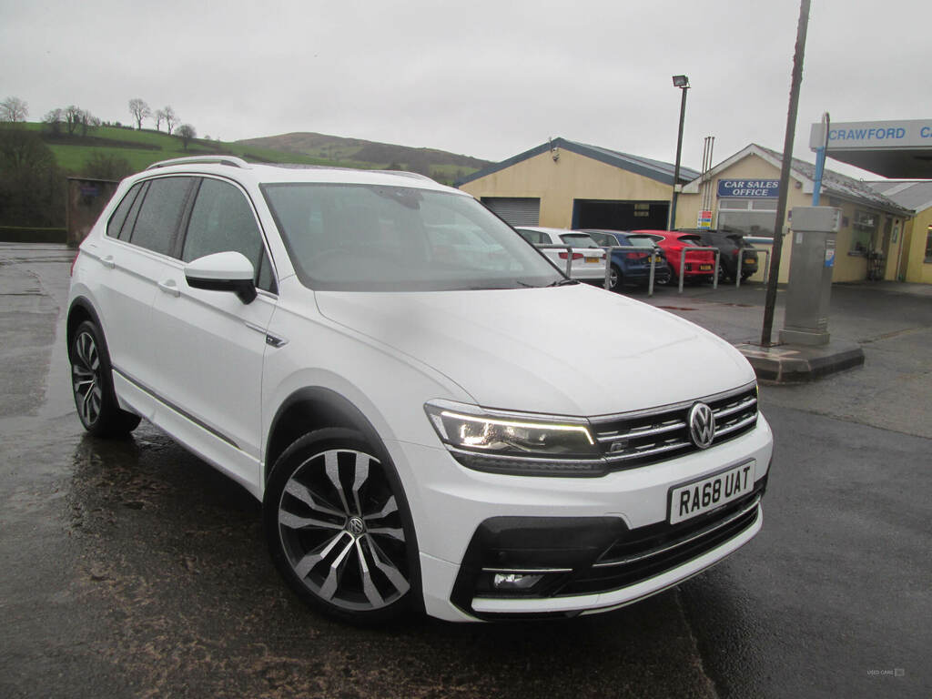 Volkswagen Tiguan 2.0 Tdi 150 4Motion R-line Dsg White