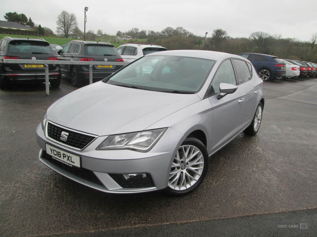 Seat Leon 1.6 Tdi Se Dynamic Technology YC18PXL Silver #2