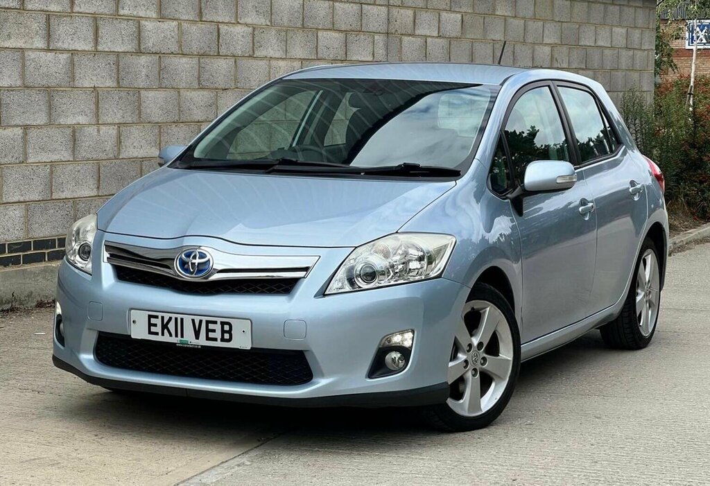 Toyota Auris Hatchback 1.8 Vvt-h T Spirit Cvt Euro 5 Ss Blue #4