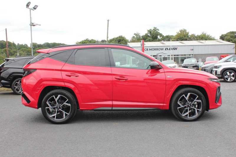 Hyundai Tucson 1.6T Hybrid N Line S - 2024 Ek74zya EK74ZYA Red #2