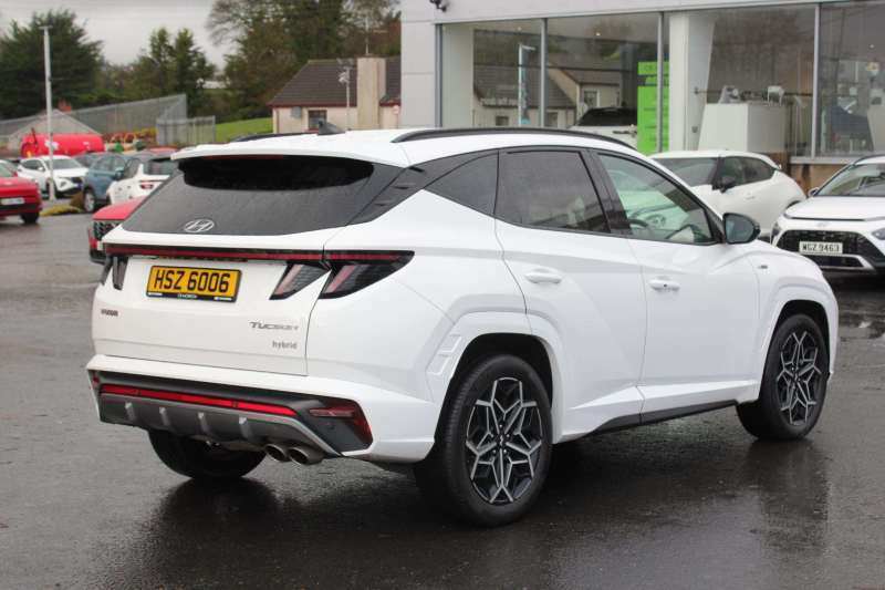 Hyundai Tucson 1.6 Tgdi Hybrid 230 N Line 2Wd 42021 - HSZ6006 White #4