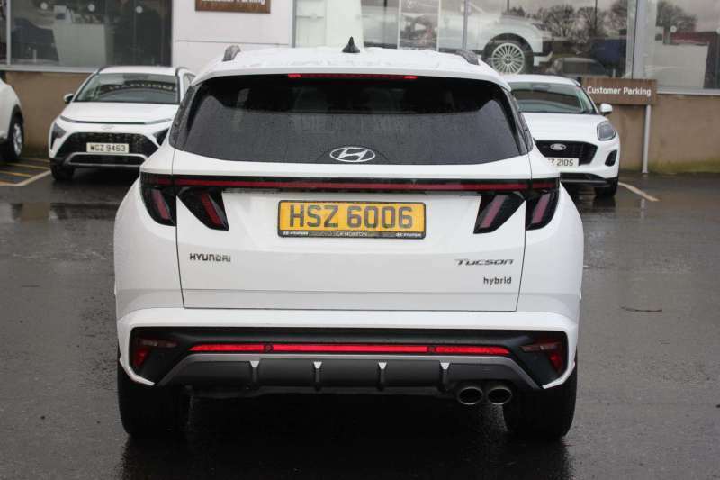 Hyundai Tucson 1.6 Tgdi Hybrid 230 N Line 2Wd 42021 - HSZ6006 White #5