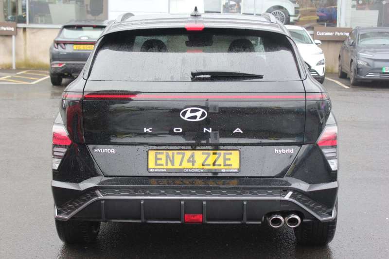 Hyundai Kona 1.6 Hybrid 129 N Line S Dct - 2025 En74zze EN74ZZE Black #5