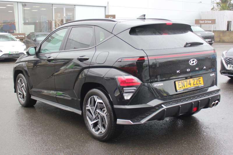 Hyundai Kona 1.6 Hybrid 129 N Line S Dct - 2025 En74zze EN74ZZE Black #6