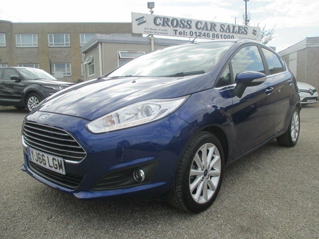 Ford Fiesta Hatchback 1.0T Ecoboost Titanium Powershift Euro 6 Blue #3