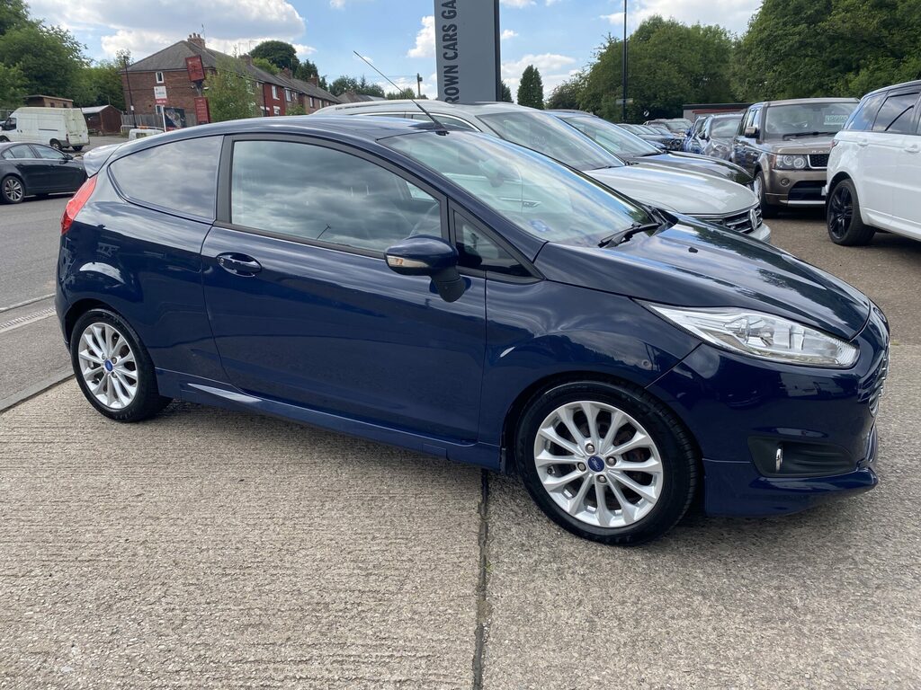 Ford Fiesta Ford Fiesta 1.5 Tdci Sport Van. Blue 2015 LC15LNZ Blue #3