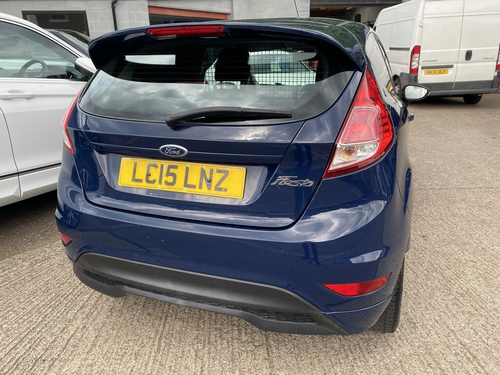 Ford Fiesta Ford Fiesta 1.5 Tdci Sport Van. Blue 2015 LC15LNZ Blue #6