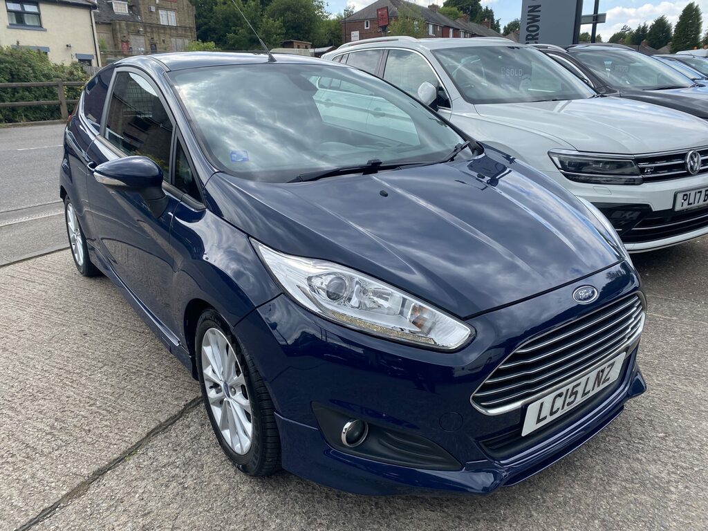 Ford Fiesta Ford Fiesta 1.5 Tdci Sport Van. Blue 2015 LC15LNZ Blue #2