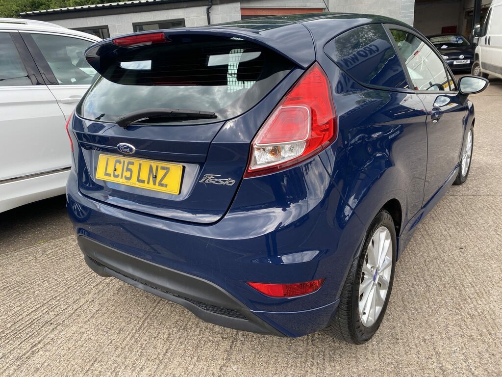 Ford Fiesta Ford Fiesta 1.5 Tdci Sport Van. Blue 2015 LC15LNZ Blue #5