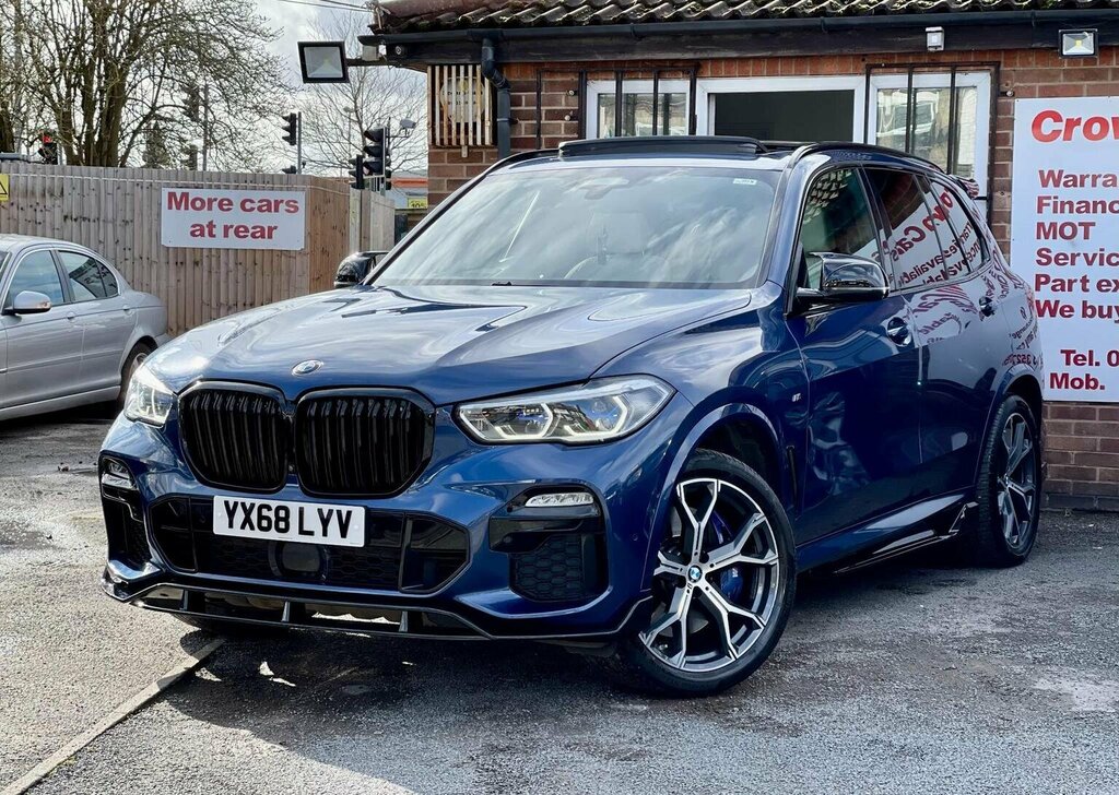 BMW X5 3.0 30D M Sport Xdrive Euro 6 S S YX68LYV Blue #3