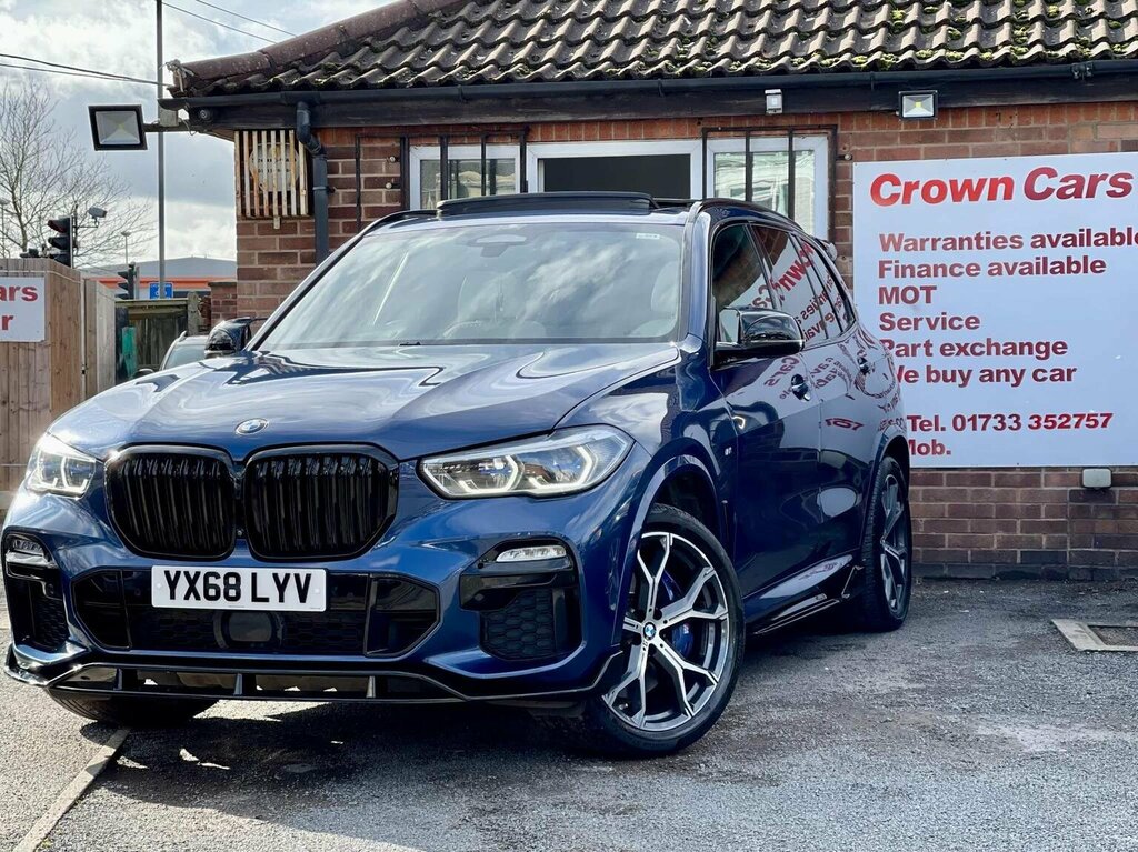 BMW X5 3.0 30D M Sport Xdrive Euro 6 S S YX68LYV Blue #2