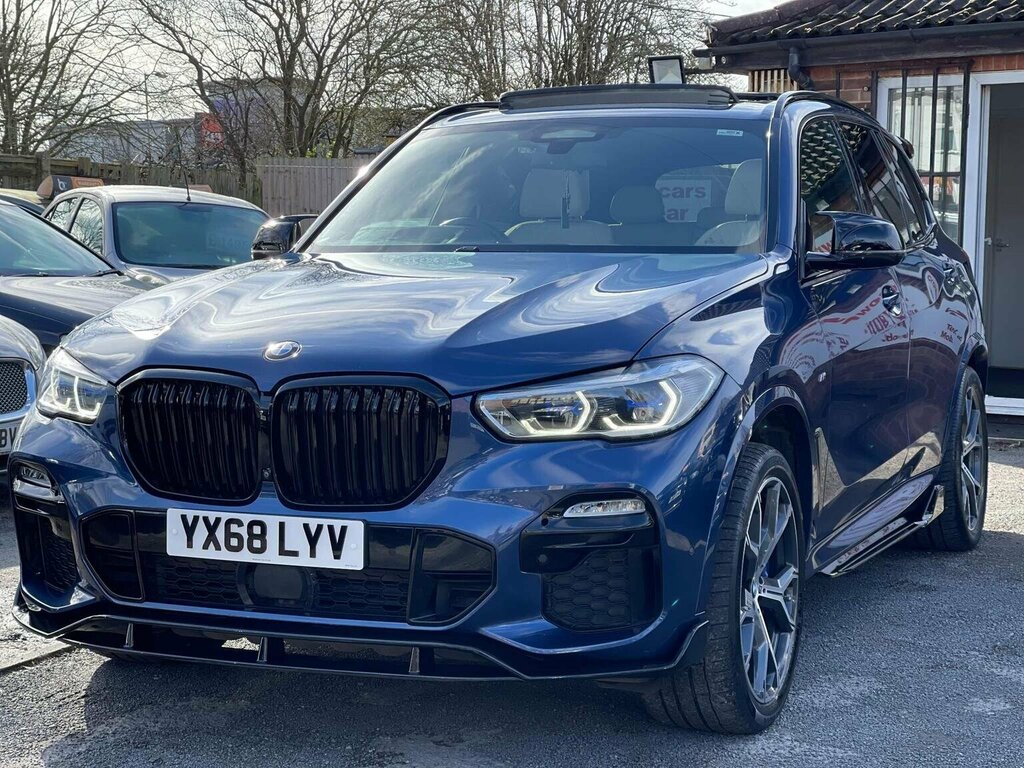BMW X5 3.0 30D M Sport Xdrive Euro 6 S S YX68LYV Blue #6