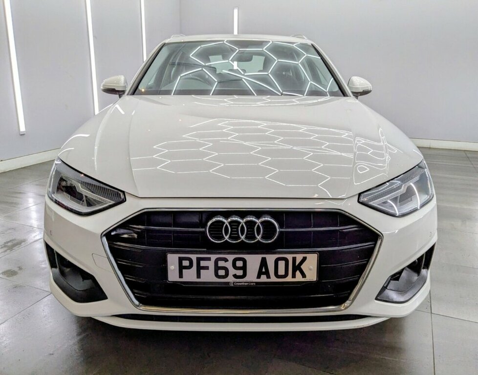 Audi A4 Avant 2L Technik PF69AOK White #2