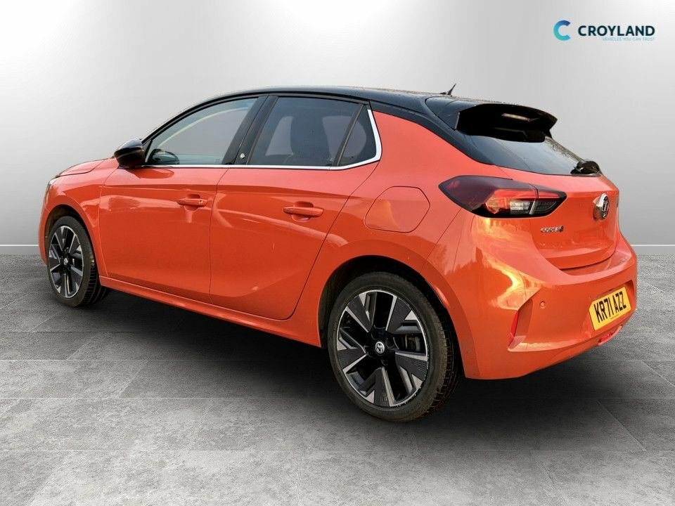 Vauxhall Corsa-e Hatchback KR71AZZ Orange #3