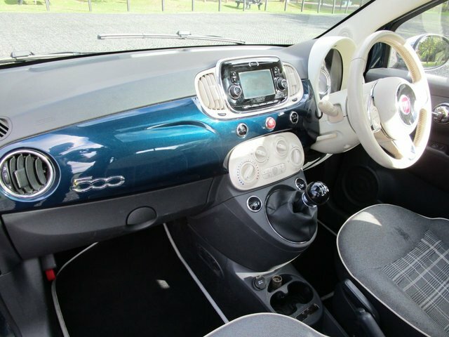 Fiat 500 Hatchback EU65UFT Blue #5