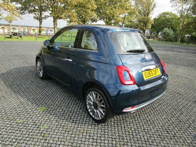 Fiat 500 Hatchback EU65UFT Blue #3