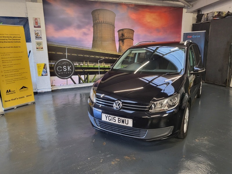 Volkswagen Touran Se Tdi Bluemotion Technology Black #3