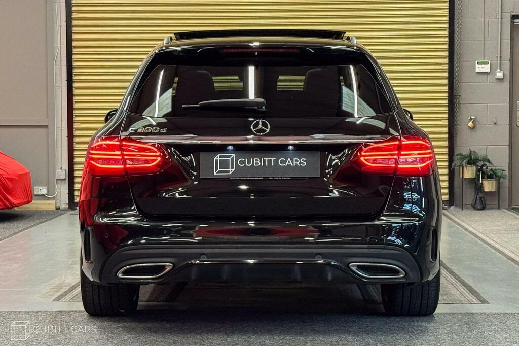 Mercedes-Benz C Class Estate 2.0 C300d Amg Line Night Edition Premium P RV71TFF Black #5