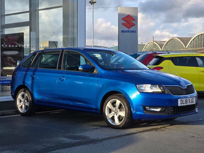 Skoda Rapid Spaceback 1.0 Tsi 110 Se Tech - 2018 18 Blue #2