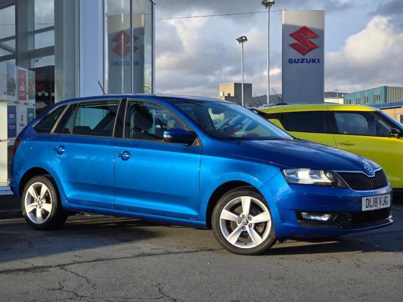 Skoda Rapid Spaceback 1.0 Tsi 110 Se Tech - 2018 18 Blue