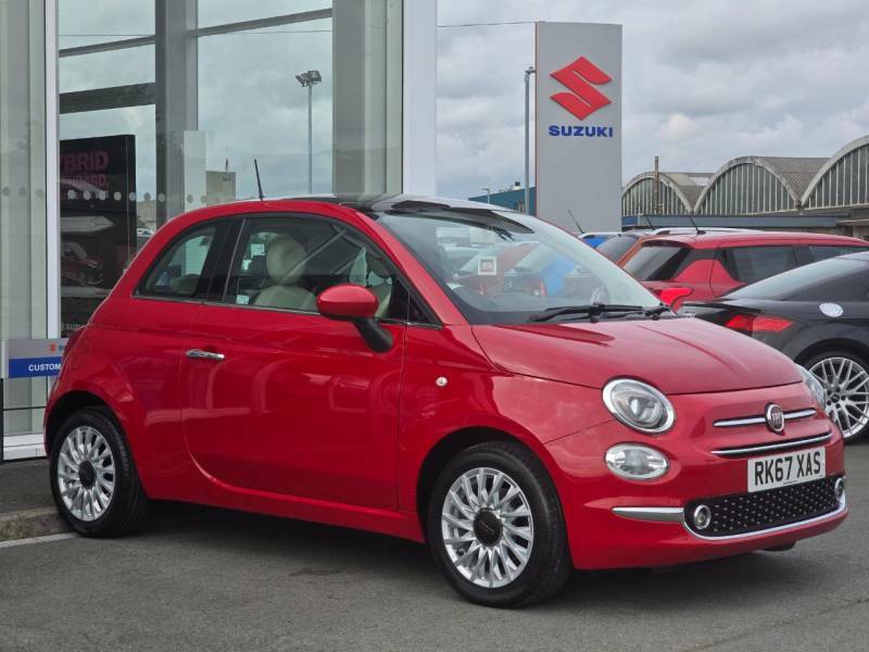 Fiat 500 1.2 Lounge - 2017 67 RK67XAS Red #2