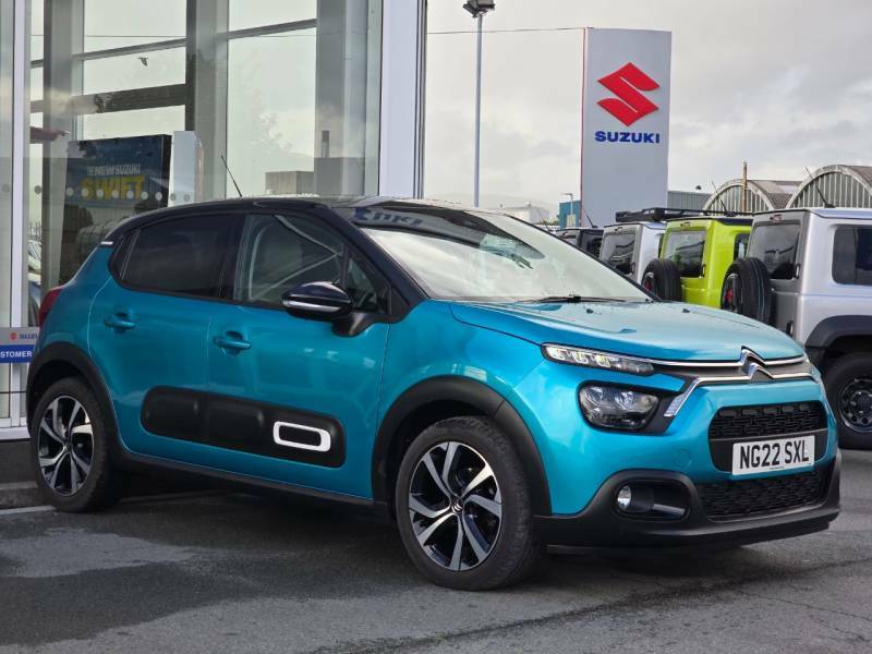 Citroen C3 1.2 Puretech Shine Plus - 2022 22 NG22SXL Blue #2