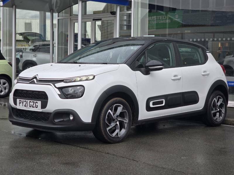 Citroen C3 1.2 Puretech 110 Shine - 2021 21 PY21GZG White #4