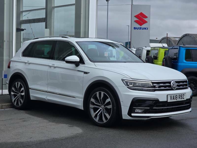 Volkswagen Tiguan 2.0 Tdi 190 4Motion R-line Dsg - 2018 18 VA18RBZ White #2
