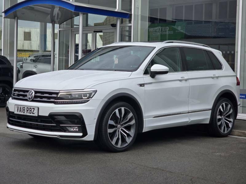 Volkswagen Tiguan 2.0 Tdi 190 4Motion R-line Dsg - 2018 18 VA18RBZ White #4
