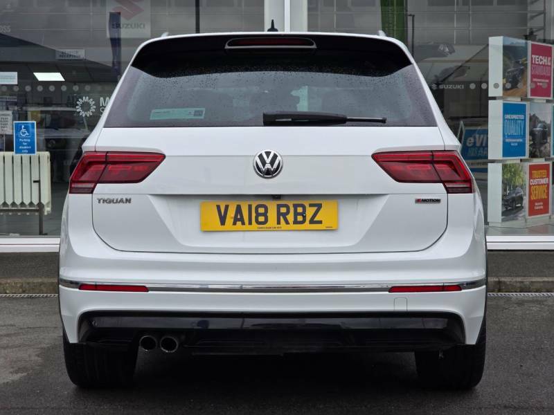 Volkswagen Tiguan 2.0 Tdi 190 4Motion R-line Dsg - 2018 18 VA18RBZ White #6