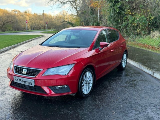 Seat Leon Tdi Se Dynamic Hatchback PGZ3026 Red #2