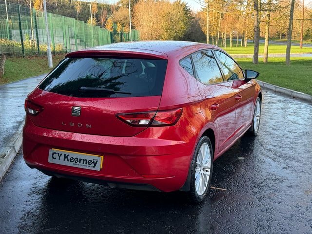 Seat Leon Tdi Se Dynamic Hatchback PGZ3026 Red #5