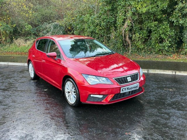 Seat Leon Tdi Se Dynamic Hatchback PGZ3026 Red #4