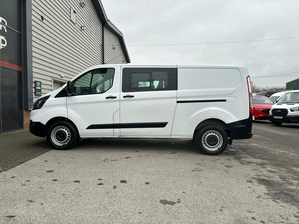 Ford Transit Custom L2h1 Fwd Crew Van 6 Seats, Air-con Service History EO72WKE White #3