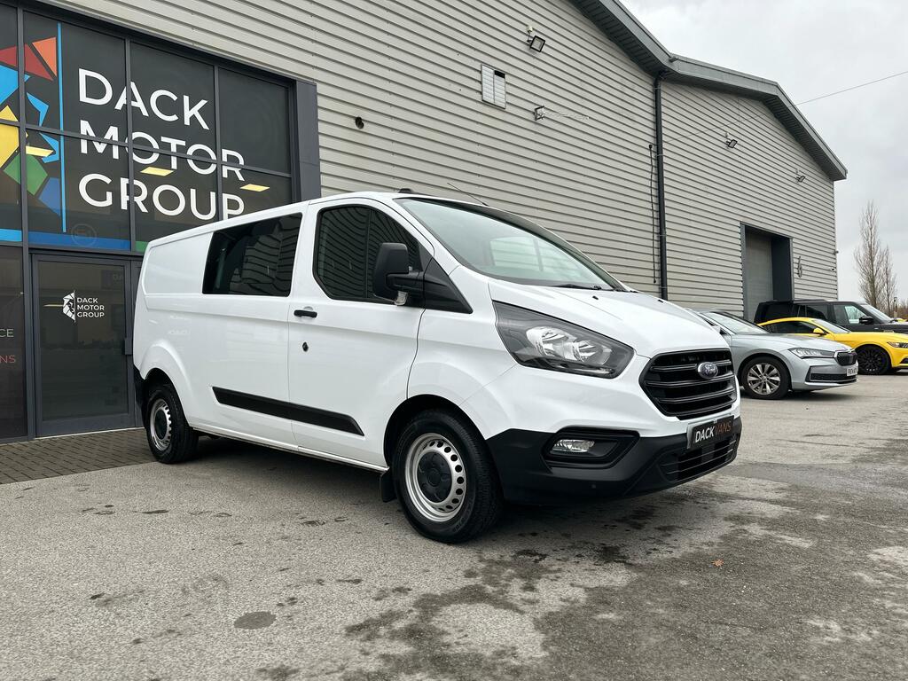Ford Transit Custom L2h1 Fwd Crew Van 6 Seats, Air-con Service History EO72WKE White #5