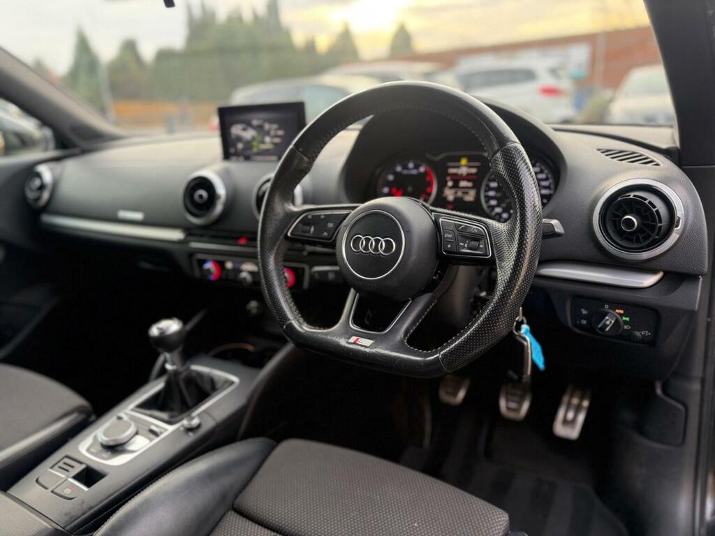 Audi A3 Hatchback 1.4 Tfsi Cod S Line Sportback Euro 6 S AO66YLG Black #3