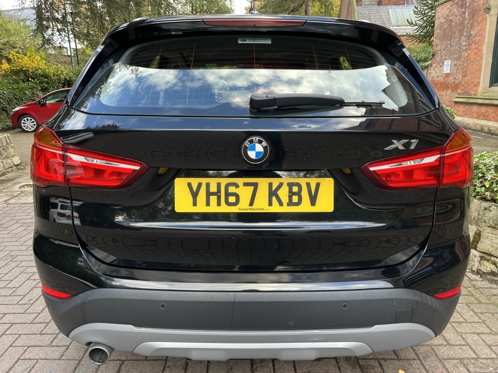 BMW X1 Estate YH67KBV Black #3