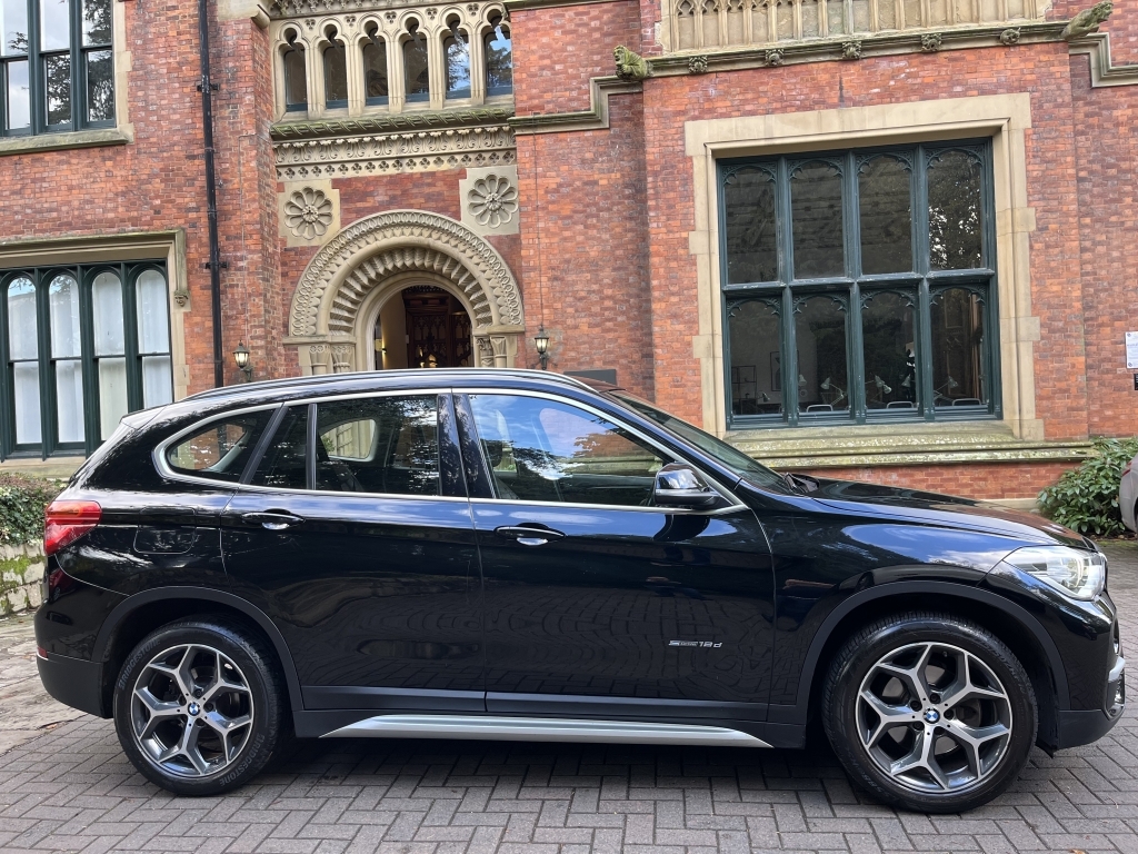 BMW X1 Estate YH67KBV Black #4