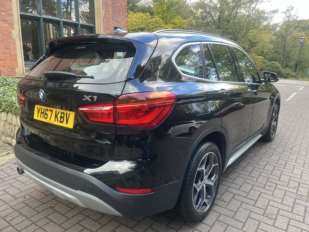 BMW X1 Estate YH67KBV Black #5