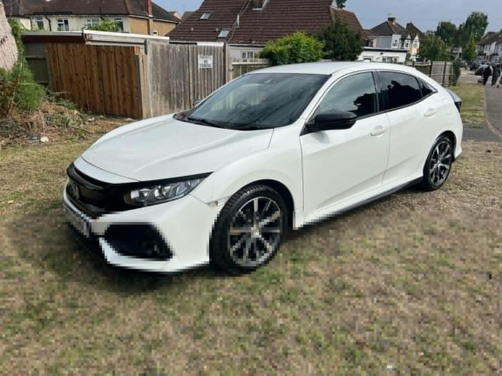 Honda Civic Hatchback 1.0 Vtec Turbo Sr Cvt Euro 6 Ss WF17KHK White #5