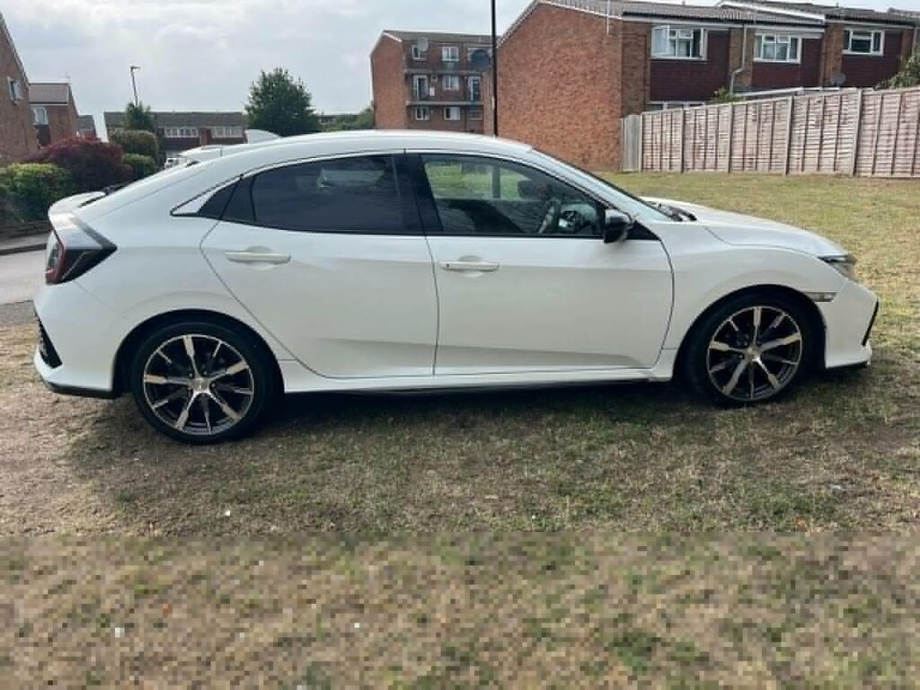 Honda Civic Hatchback 1.0 Vtec Turbo Sr Cvt Euro 6 Ss WF17KHK White #6