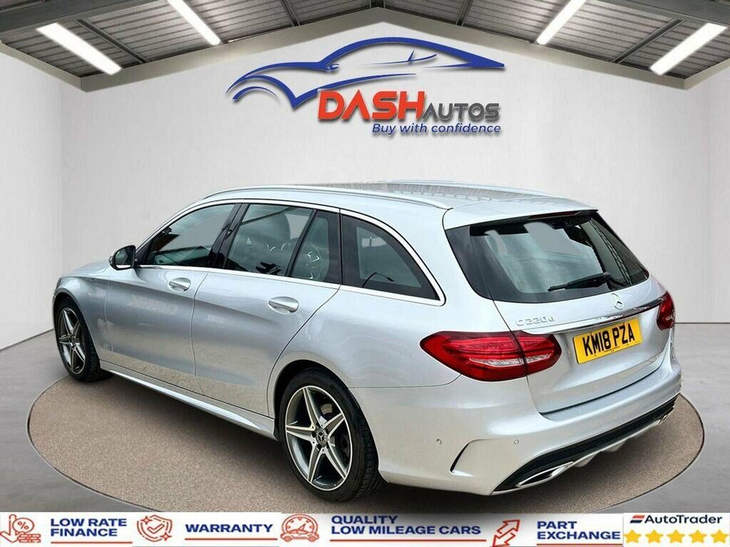 Mercedes-Benz C Class 2.1 C220d Amg Line G-tronic Euro 6 Ss 201 KM18PZA Silver #6